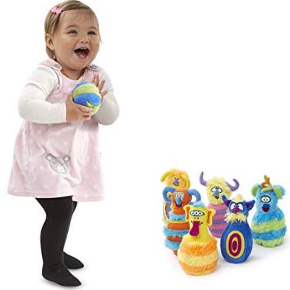 Melissa & Doug Monster bowling set and free shirt - Picture 2 of 7